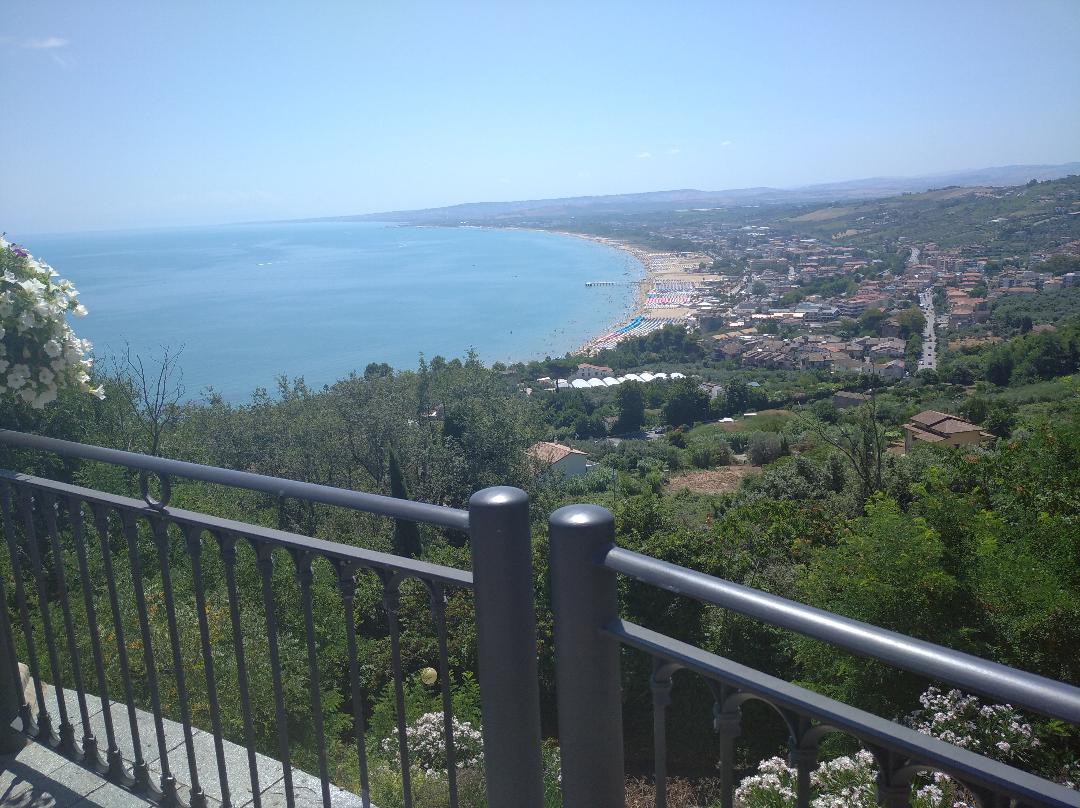 Vasto coastline viewed from above, Adriatic Sea