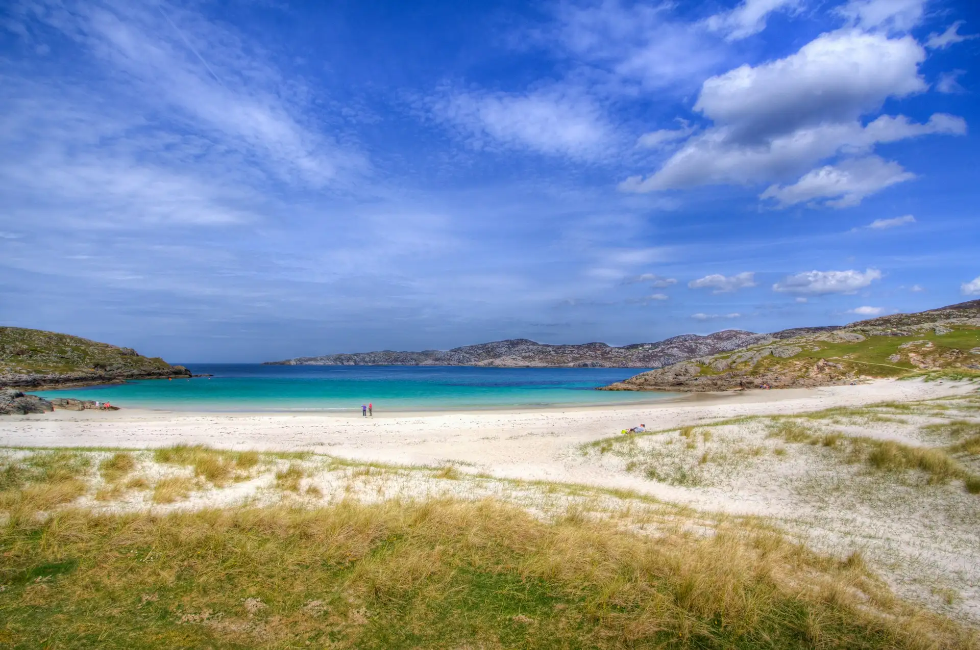 Achmelvich white sand beach