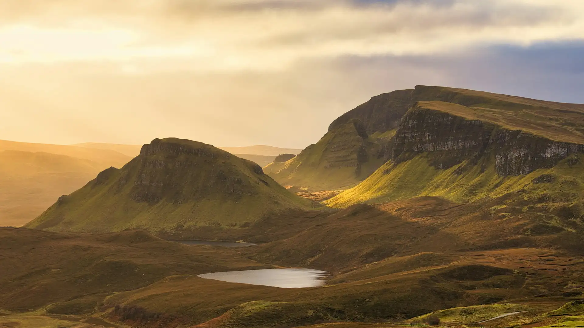 Quiraing dramatic landscape