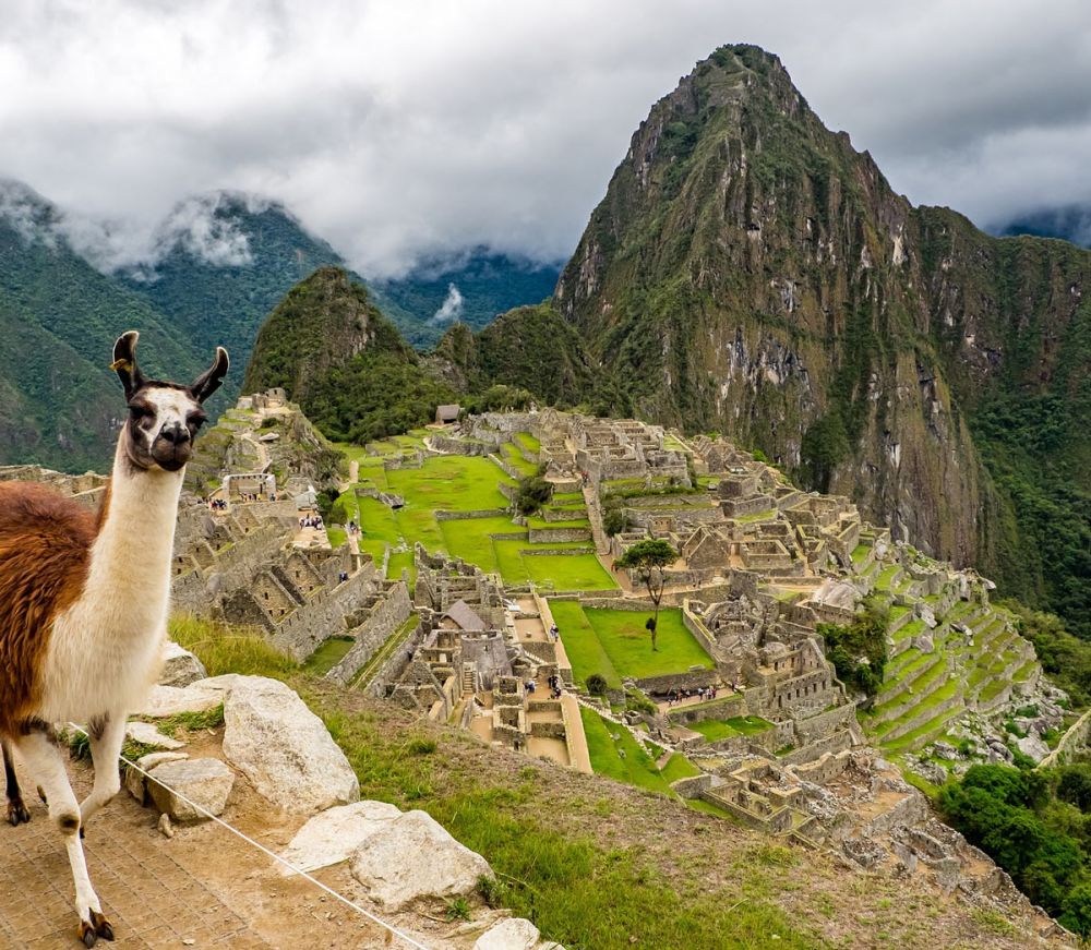 Machu Picchu at dawn