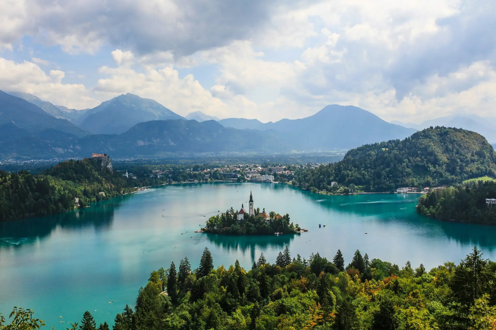 Lake Bled and the Julian Alps, Slovenia