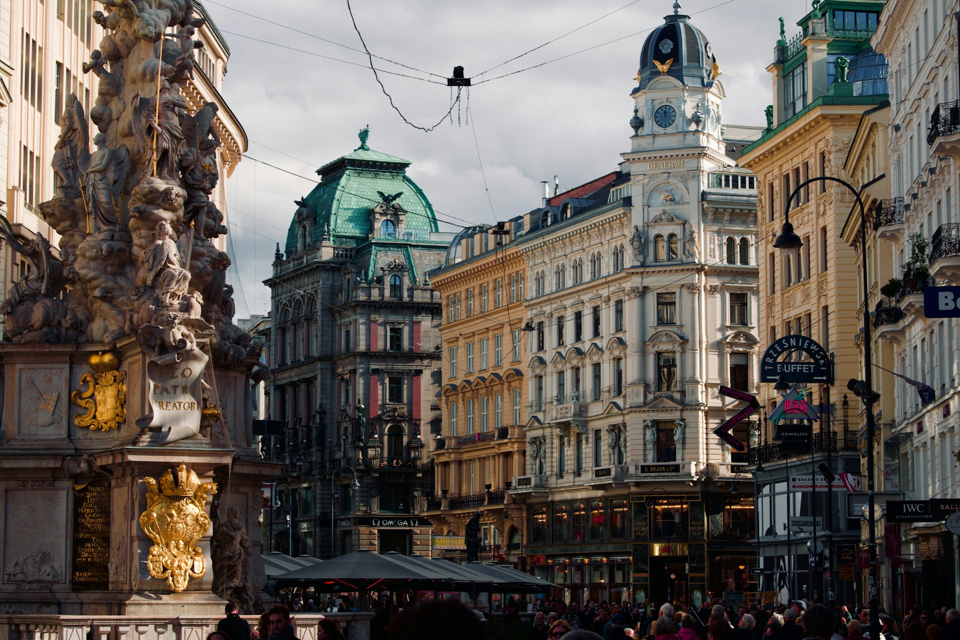 The Hofburg Palace complex in central Vienna, Austria